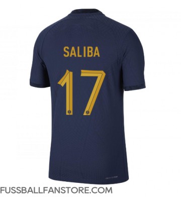 Frankreich William Saliba #17 Replik Heimtrikot WM 2022 Kurzarm